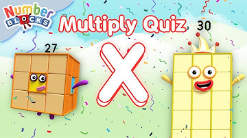 Multiplication Number Magic Challenge | Learn to Count | @Numberblocks