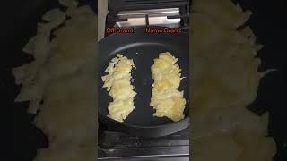 Parmesan cheese melt test #shorts