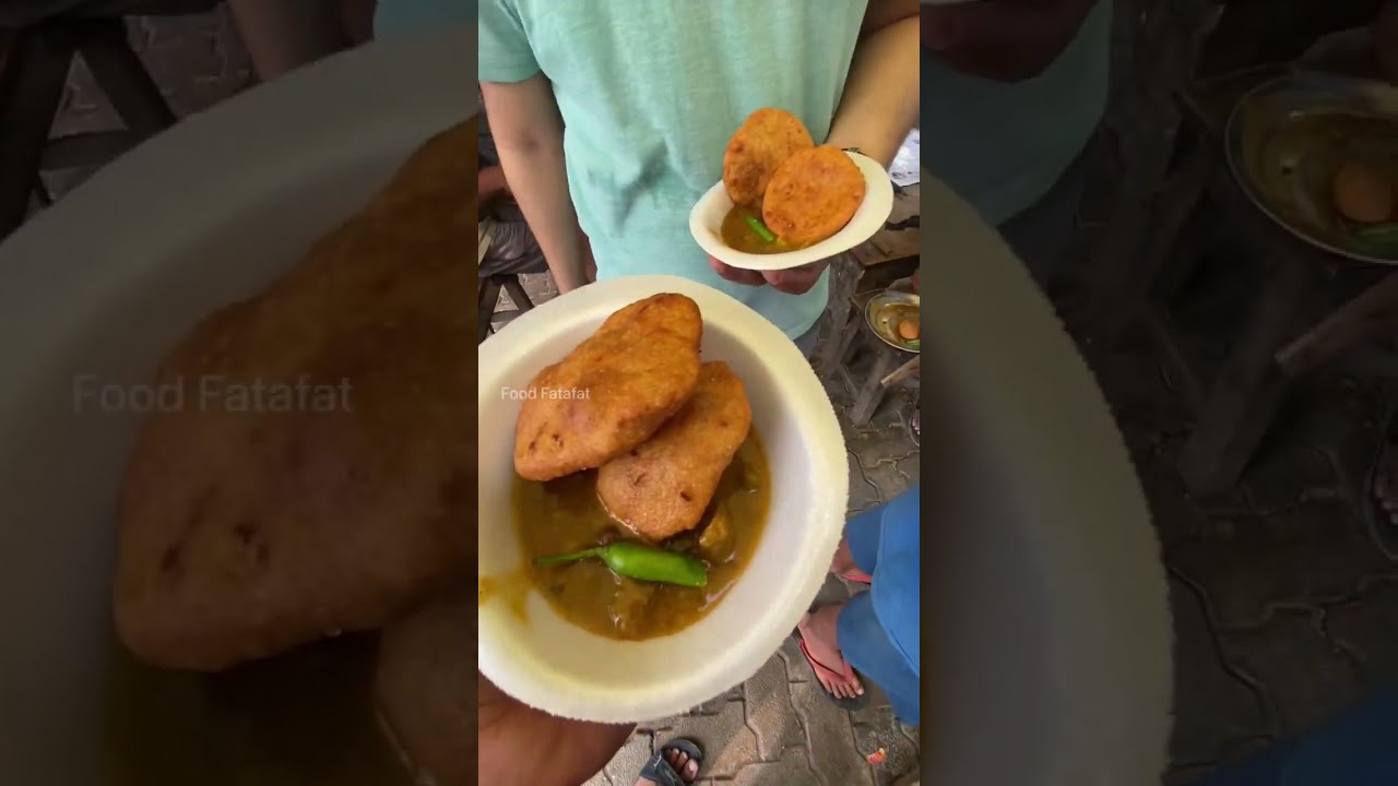 Desi Kachori Sabzi #shorts #viralvideo