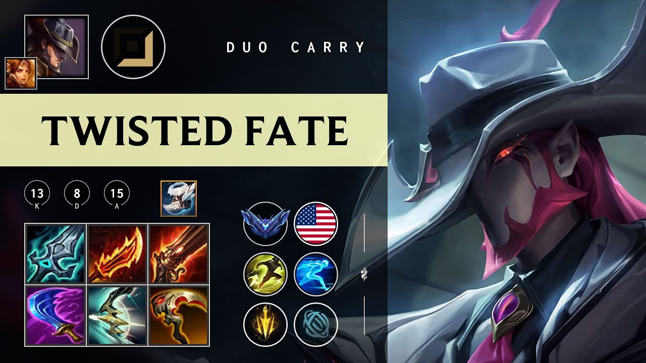 Twisted Fate ADC vs Kog'Maw - NA Diamond Patch 26.01