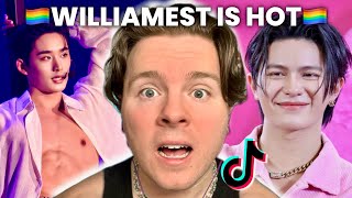 Bisexual Reacts to WilliamEst Gay TikTok Edits for the first time