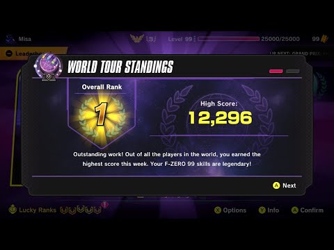 F-Zero 99 - How I Finished FIRST on Mini World Tour Again! - YouTube
