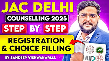 JAC Delhi 2025 Counselling Live 🔴 | DTU NSUT IIITD Cutoff | HBTU Kanpur Spot Round & Choice Filling