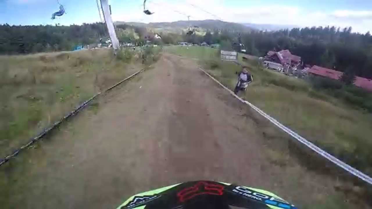Go Pro Helmet Cam - Diverse Downhill Contest European Championships Wisla Poland 2015