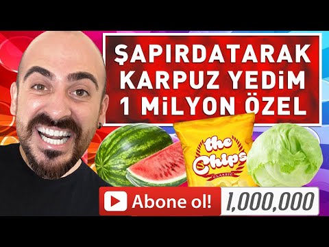 ŞAPIRDATARAK KARPUZ YEDİM 1 MİLYON ÖZEL TROLLEDİM !