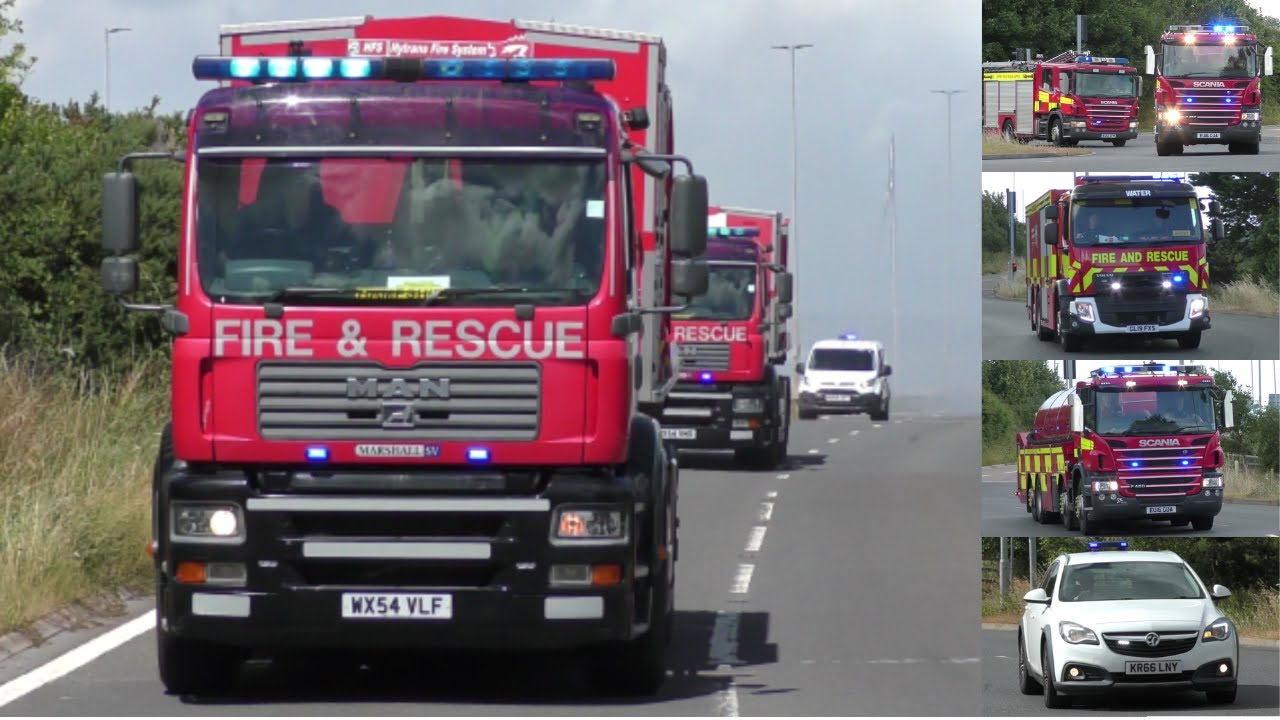 LARGE WAREHOUSE FIRE - 6 Pumps + 2 ALP's + 3 WrC + 2 HVPU's