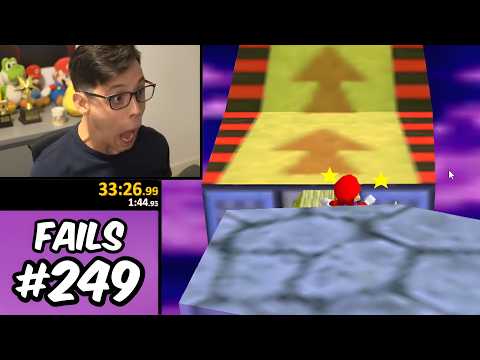 MARIO IS A BAD LUCK CHARM || Fails In Speedrunning #249