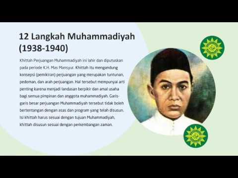 12 Langkah Muhammadiyah Periode Kh Mas Mansyur Youtube 12 Langkah Muhammadiyah Periode Kh Mas Mansyur Youtube