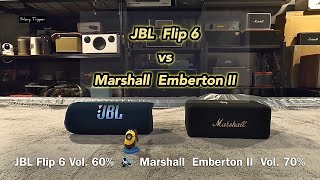 JBL Flip 6 vs Marshall Emberton 2