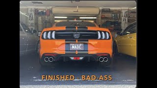 2020 Mustang GT Exhaust Tip Upgrade