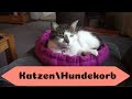 Katzen/Hundekörbchen nähen / kostenloses Schnittmuster