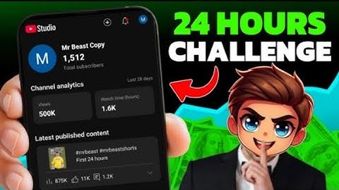24 HOURS Challenge (Shoking Result) How To Grow Shorts Channel From O Subscribers