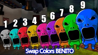 BENITO Swap Colors Garten of Banban All Phases | Friday Night Funkin Mod Roblox