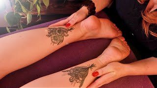 Asmr Tattoo Colouring Body Paints, Skin Sounds, Soft Speaking