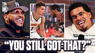 MICHAEL PORTER JR on Getting SCORED ON By CARMELO ANTHONY: "YOU STILL GOT IT?”