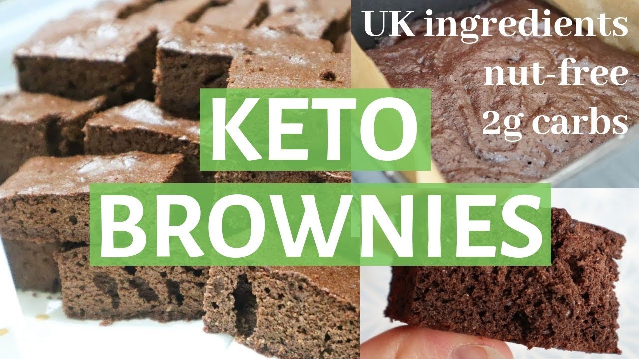 KETO BROWNIES RECIPE - Nut Free & with UK ingredients! - YouTube