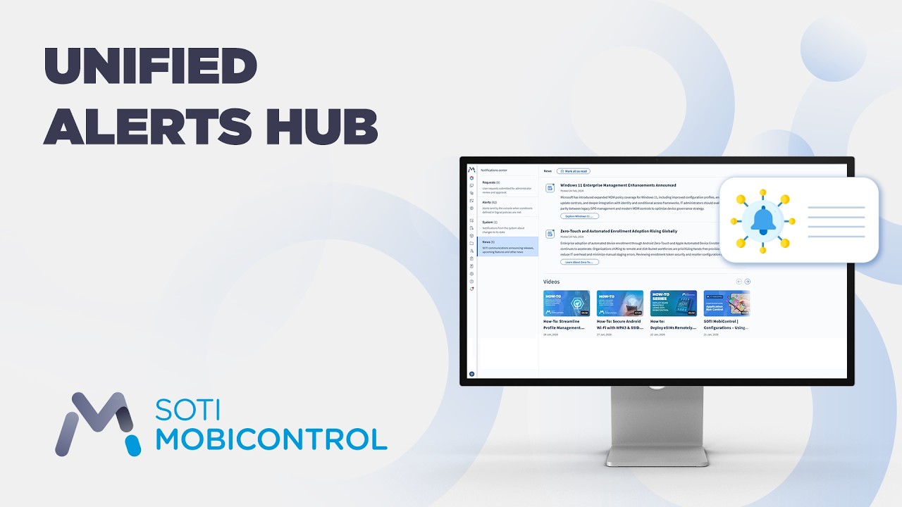 Stay Ahead with the Unified Alerts Hub | SOTI MobiControl