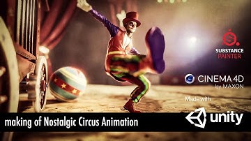 Breakdown of Nostalgic Circus real-time Animation for Cin Ali Museum (2017), using Unity3D
