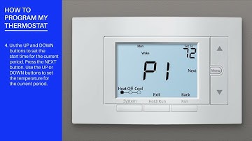 80 Series - 1F85U-22PR - How Do I Program My Thermostat