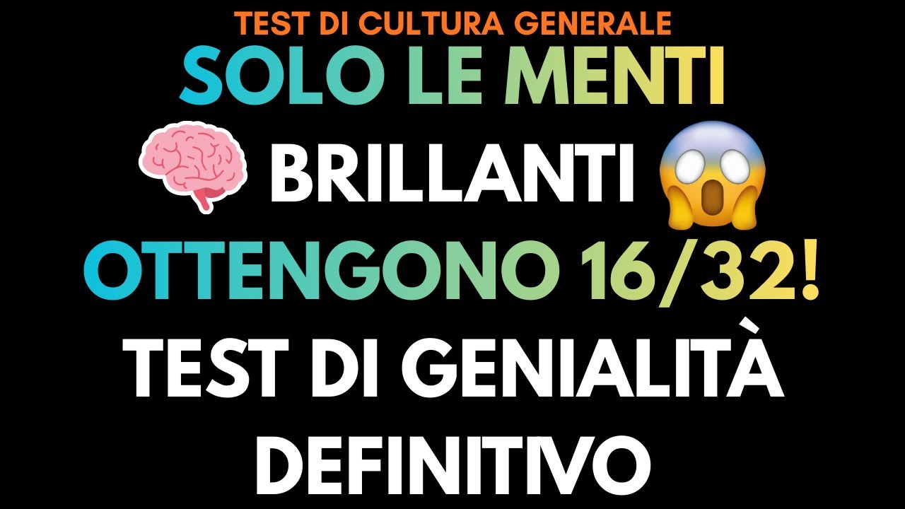 Cervello Affilato Come un Coltello? Prova a Fare 7/30! Quiz Estremo