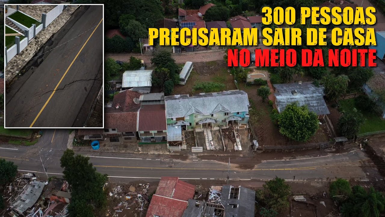 DEPOIS DE DESTRUÍDA POR ENCHENTE, BAIRRO QUE RESTOU CORRE RISCO DE DESMORONAR!