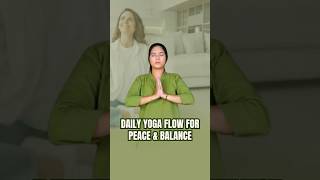Daily Yoga flow for peace and balance #yogwithnandini #dailyyogatips #yogaflow #yogatips