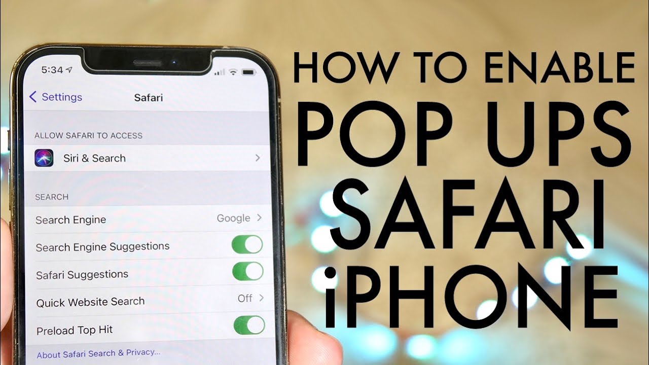 how to stop annoying pop ups on iphone