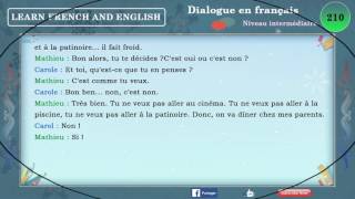 dialogue en français N° 210