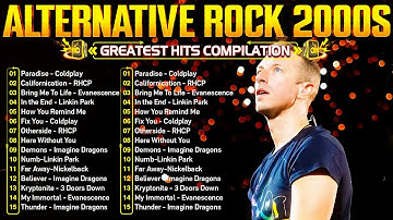 Best of Alternative Rock 90s & 2000s (Coldplay, Red Hot Chili Peppers, Evanescence, Keane, Oasis)