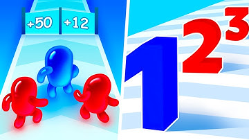 Join Blob Clash 3D | Number Master - 1⭐ 123456789 Gameplay Walkthrough (Freeplay)