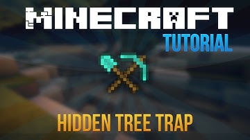 Minecraft 1.5.2 - Tree Trap Tutorial {Easy & Hidden}