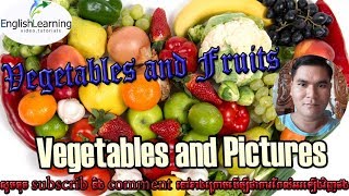 Vegetable Words And Pictures In English