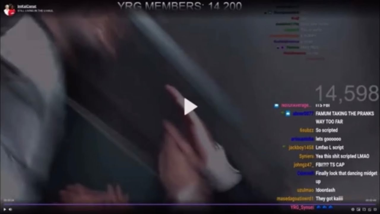 YourRAGE Reacts to Kai Cenat Getting Arrested Live On Stream #yourrage ...