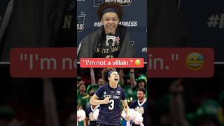 Hannah Hidalgo on being a "villain" on the road after beating Ohio State in the NCAA tournament. Profile
