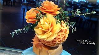 Тhe best of 2017-watermelon, pumpkin carving by Atelier ABCarving