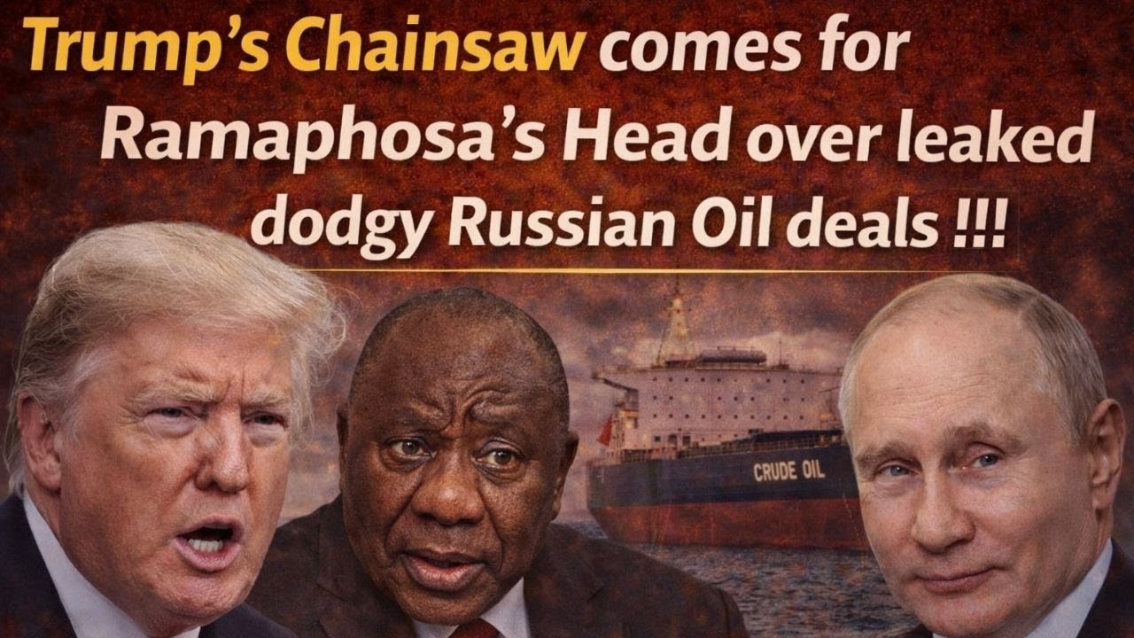 Бензопила Трампа обрушится на голову Рамафосы из-за сомнительных сделок с российской нефтью!!!