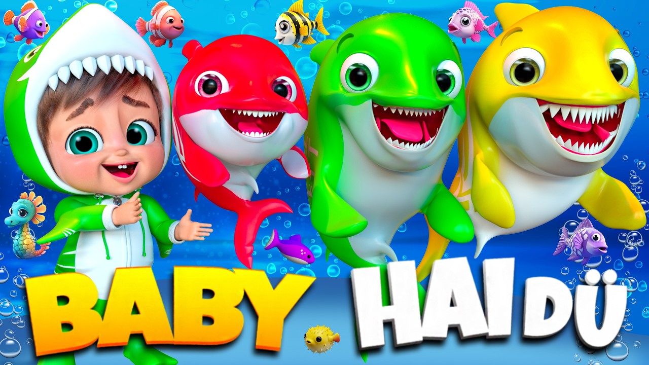 Baby Hai und seine Freunde | Kinderreime für Kinder | Super Luca Deutsch #kinderlieder