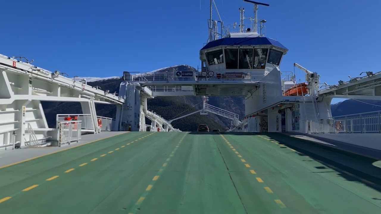 Crossing the Fjord 🚢 | Scenic 4K Ferry 
