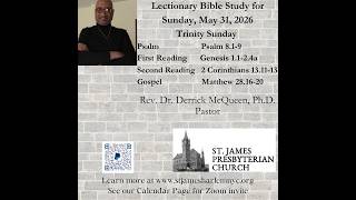 St  James Lectionary Bible Study for 05 31 2026 Trinity Sunday Year A