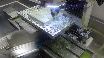 MACHINING BASE PLATE FOR 4TH AXIS PART 2