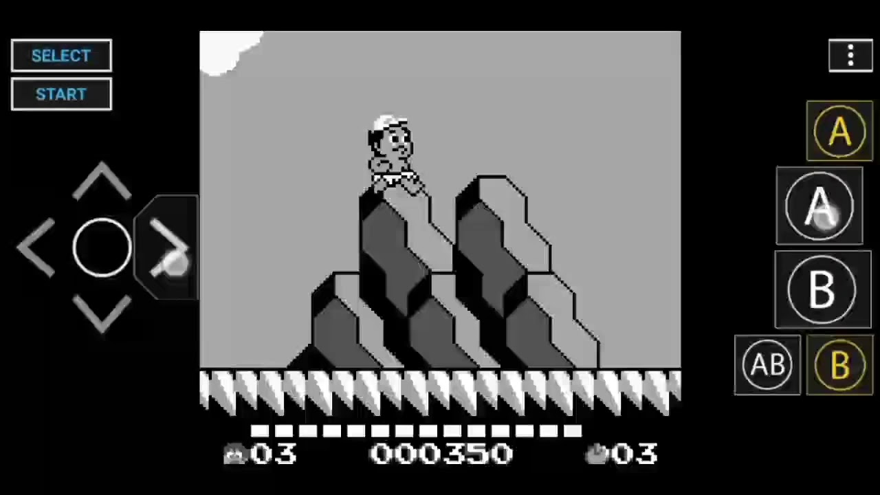 1991 - Adventure Island II - Act-Platform - GB (Gameboy) - short gameplay