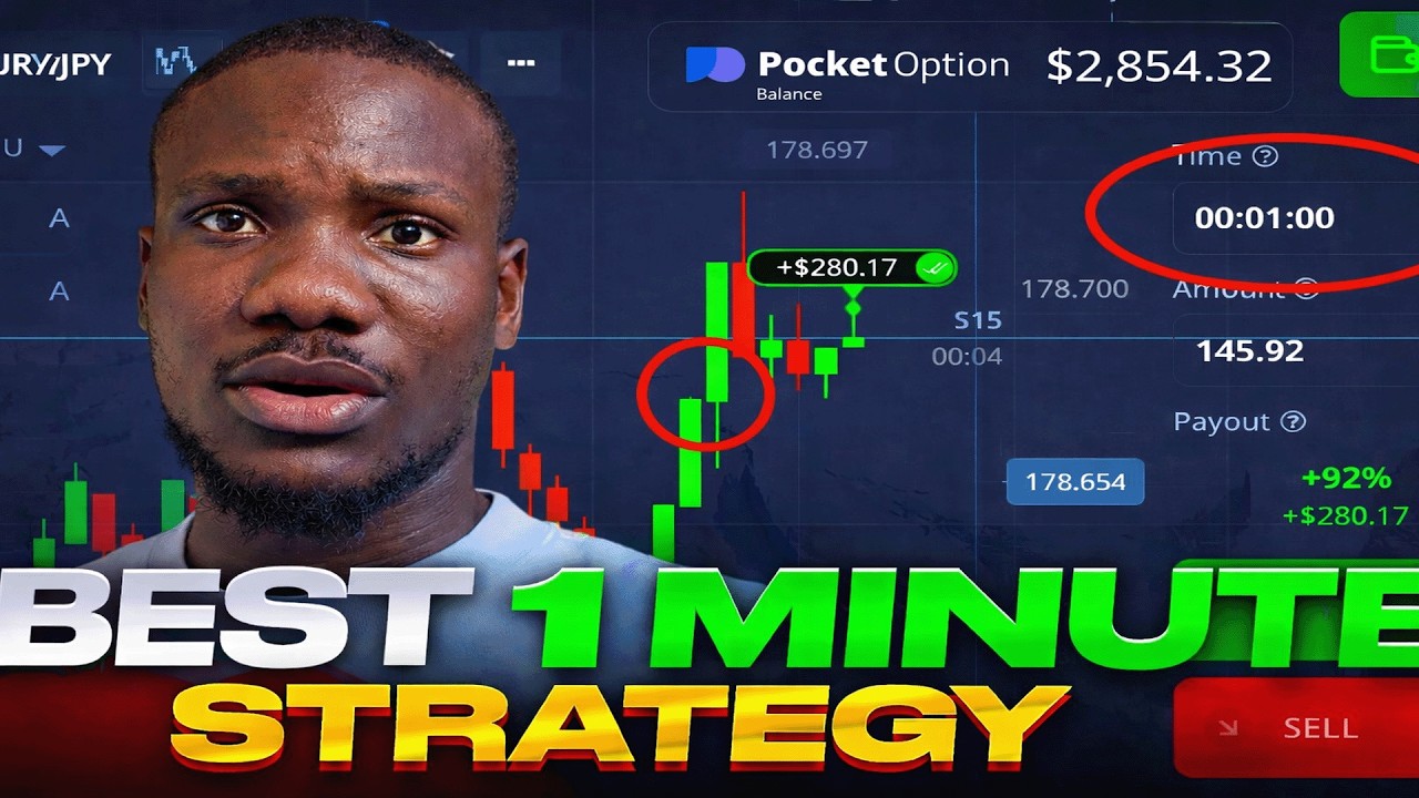 BEST 1 Minute Strategy for Pocket Option Trading | Binary Option ...