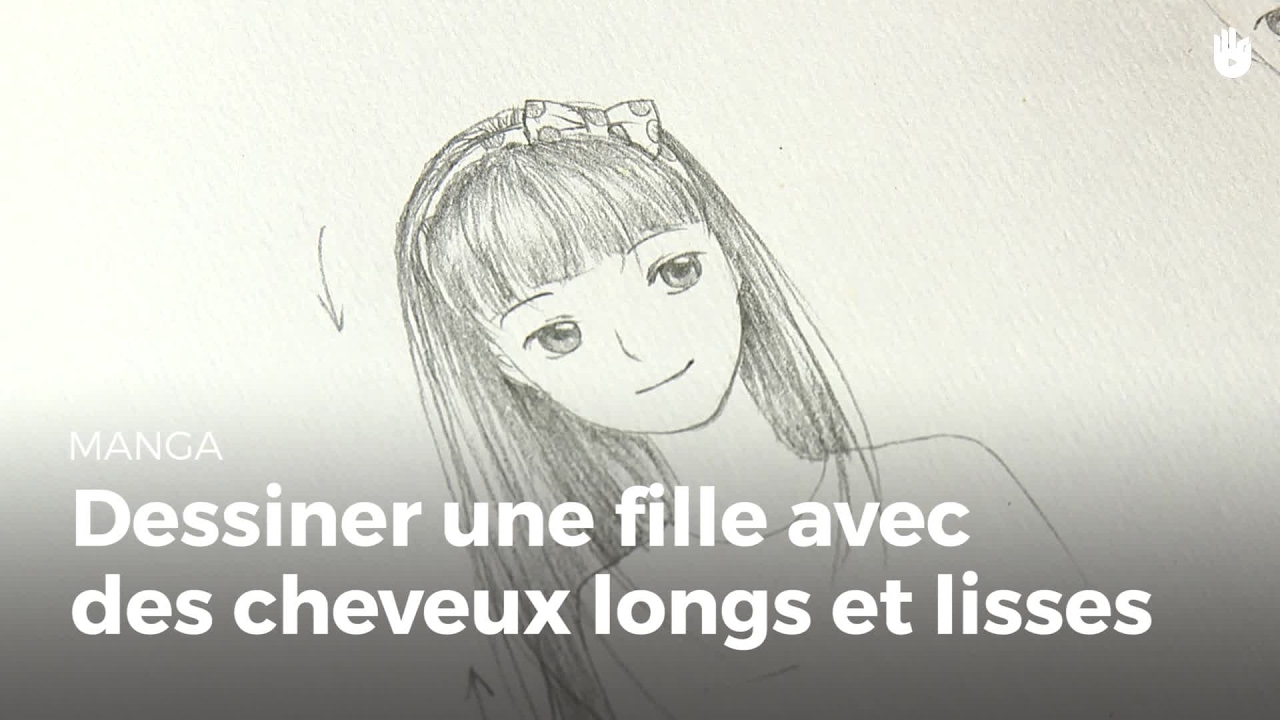 Manga Cheveux Longs Et Raides Fille Apprendre à Dessiner