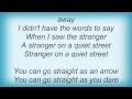 Electric Light Orchestra Stranger On A Quiet Street Lyrics mp3
