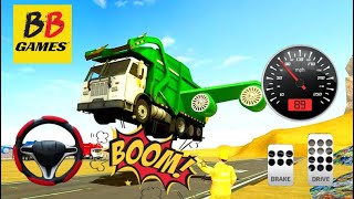 City Garbage Flying Truck- Flying Games - Android Game screenshot 3