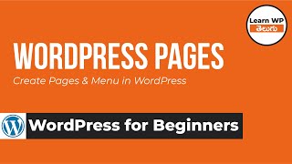 WordPress Pages | WordPress for Beginners | Learn WordPress Telugu Tutorials