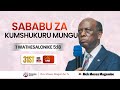 Mch Moses Magembe SABABU ZA KUMSHUKURU MUNGU