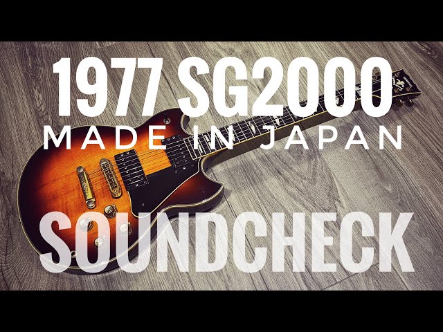 1977 Yamaha SG2000 Made in Japan - SOUNDCHECK (no talking