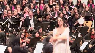 Download Lagu Farah Eldibany \u0026 Talah Noureldeen with DSBA Choir - Helwa Ya Baladi - Salma Ya Salama - Bibliotheca. MP3