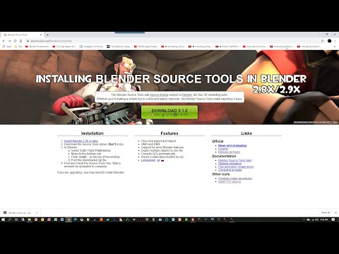 Blender 2.8x/2.9x - Installing Artfunkel's Blender Source Tools in Blender 2.8x/2.9x